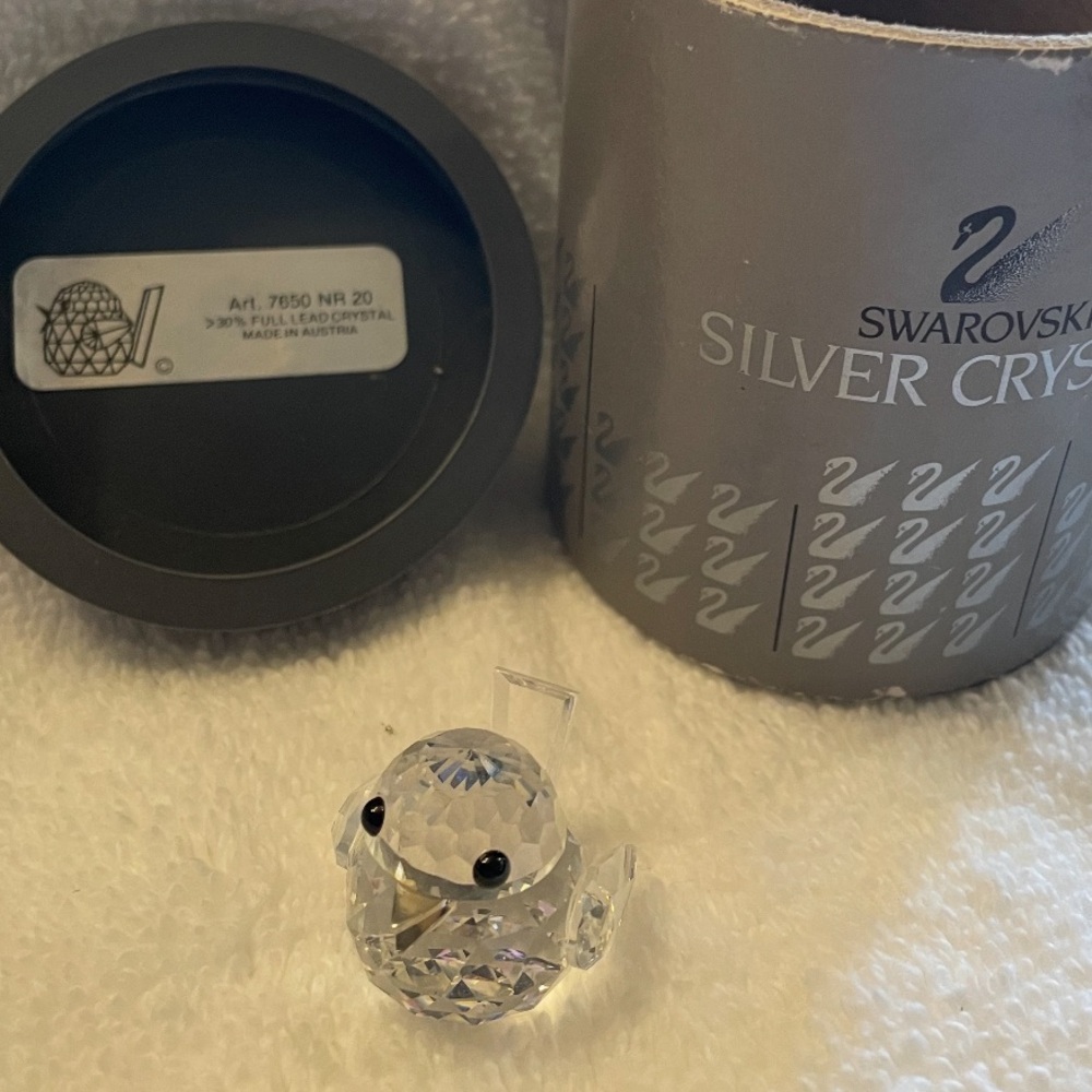 Swarovski Crystal chick Figurine - Clear Decorative Accent 7650